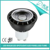 Black Aluminium Housing 5W COB GU10 LED Spotlight