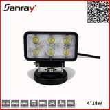 Waterproof IP67 18W LED Work Light for Truck