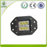 4 Inch 24W CREE Square Flush Mount Flood LED Work Light