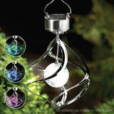 Solar Garden Saturn Wind Spinner Colour Changing LED Light