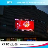 P10mm Outdoor LED Advertising Display Boad with Curve Design