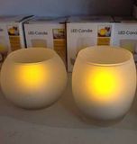 Frosted Cup LED Candle