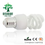 T3 9W 6000h High Power Compact Half Spiral Light with CE/RoHS (CFLHST36kh)