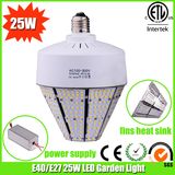 75W Mh HPS Replacement 360degree E27 25W Outdoor LED Garden Lighting