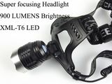 Super Focusing 1, 200 Lumens Xml-T6 LED Head Lamp Headlight