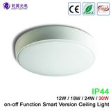 30W SAA IP44 LED Oyster Wall Light with on-off Function Smart Version Ceiling Light (QY-CLS2-30W)