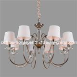 Modern Chandelier Lighting with Fabric Shade (SL2046-8)