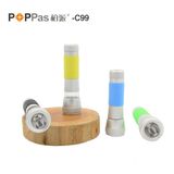 Aluminum Portable 1 Watt 3 X AAA Single File LED Flashlight Poppas-C99