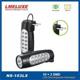 portable SMD LED Rechargeable Emergency Flashlight