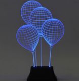 3D Vision LED Table Night Lamp for Home Decoration