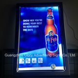 Super Slim LED Light Box Acrylic Flip Poster Frame Aluminum Frame Sign