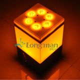 RoHS 9*14W UV Rgbaw Wireless Battery LED PAR Light for Bar