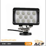 33W CREE Square Offroad LED Work Light for Truck Jeep