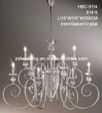 Wavy Lines Crystal Chandelier (HBC-9114)