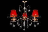 Home Decoration Red Crystal Lamp Chandelier (8854-3)