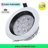 High Power 6063 Aluminum Round Hallway 12W LED Ceiling Light