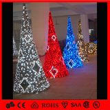 Green PVC Artificial Outdoor LED Christmas Tree Decoration Light