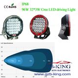 Waterproof Bright 96W CREE LED Driving Work Light (BK-0096)