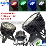 Outdoor Waterproof 9PCS / 12 PCS 4in1 Stage LED PAR