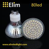 LED Spotlight 80LED GU10 MR16 Gu5.3