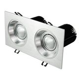 Drawing Silver+Silver Inner Ring 30W COB LED Wall Washer