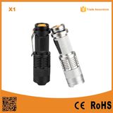 Promotion Mini Zoom CREE XP-E R2 LED Flashlight (Poppas-X1)