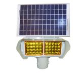 Solar Flashing Light LED Warning Light Operate 24 Hours