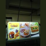 Acrylic Photo Frame Advertising LED Light Box for Menu Board Fast Food Menu Board