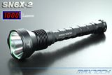 8W CREE Xml T6 1000lm 18650 Superbright Aluminum LED Flashlight (SN6X-2)