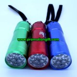 Aluminum 9 LED Flashlight