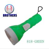 Plastic Button Cell LED Flashlight (818)