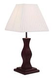 Table Lamp with Brown Wooden Base (KO96NL)