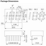 0.45 Inch 3 Digit 7 Segment LED Display