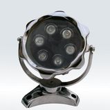 Flower Shape Stainless Steel Waterproof IP68 6W 12W LED Underwater Light/ LED Pool Light/ LED Foundation Light (MC-UW-1013)