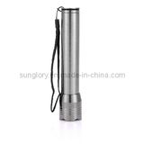 High Power Aluminium Solar Torch CREE LED Flashlight with 1W