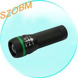 3W LED 3*AAA Battery Aluminum Alloy Adjustable Focal Flashlight