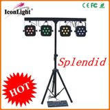 DJ Equipment LED PAR Set 28PCS*3W 3in1*RGB Foot Controller (ICON-A097)