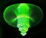 Green Fiber Crystal Chandelier