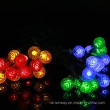 30 Rbg LED Crystal Ball Solar Energy Strings Lights