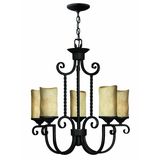 5 Light Oil Rubbed Bronze Finish Chandelier -CH210-5-Orb