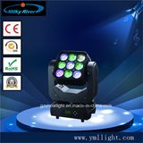 9PCS*10W RGB Matrix 3*3 LED Moving Head Light