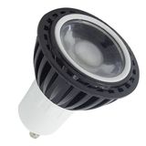 5W COB GU10 6000k Black Housing LED Spotlight