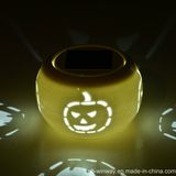 Solar Powered Halloween Ceramic Table Lamp