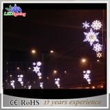 Party Decoration LED Street Motif Decoration Pole Yellow Light