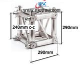 Aluminum Box Corner for 290X290mm Square Truss