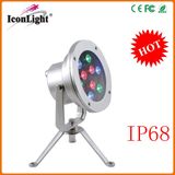 IP68 9PCS*1W Outdoor Underwater Waterproof Street Garden Park Light (ICON-E002)