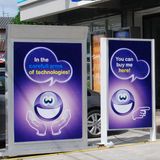 Stand Aluminum Advertising Scroller Light Box (TOP-SB13)