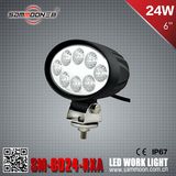 6 Inch 24W Round LED Car Work Driving Light (SM-6024-RXA)