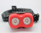 2 LED Mini Portable Headlamp Powered by 3*AAA Headlight (1204b)