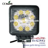 IP67 27W Square Epistar LED Work Light